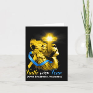 Christian Lejon Kor Faith over Fear Down Syndrome Kort