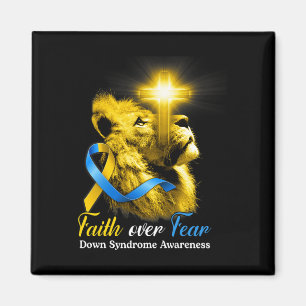 Christian Lejon Kor Faith over Fear Down Syndrome Magnet