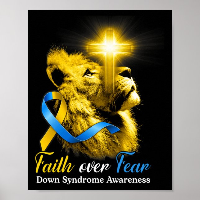 Christian Lejon Kor Faith over Fear Down Syndrome Poster (Framsidan)