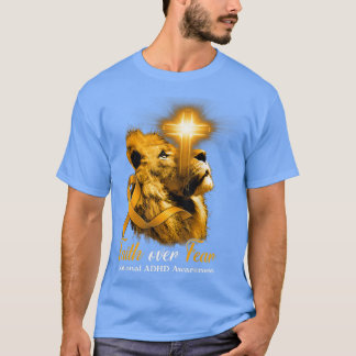 Christian Lejon Kor Faith over Fear National ADHD T Shirt