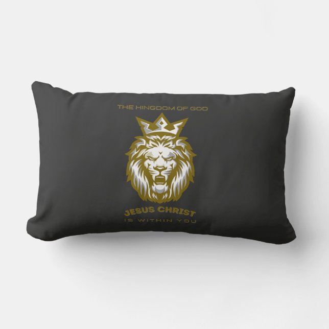 Christian Lejon of Judah Pillow - Faith Decor Lumbarkudde (Framsida)