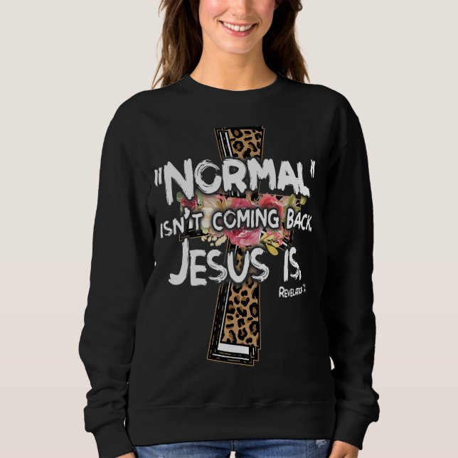 Christian Leopard Kor Normal kommer inte tillbaka  T Shirt (Framsida)