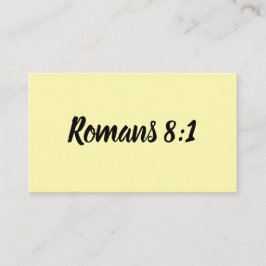 Christian Life Verse Bible Scripture Romans 8:1