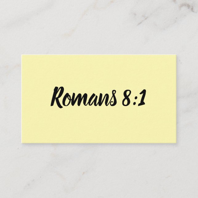 Christian Life Verse Bible Scripture Romans 8:1 (Framsida)