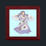Christian Lily-blommans ängel Minnesask<br><div class="desc">Lily Angel Gift Box, Lily Angel-kläder, Angel t-shirts, Angel-gåvor av ArtMuvz Illustration. Charming Christian Angel födelsedag och julklappar, till väskan, mugg, hatt. Gelgåvor är ett tänkbart och meningsfullt sätt att visa någon du bryr dig om. Oavsett om du är tittar för en gåva till en vän, familjemedlem eller älskad, finns...</div>