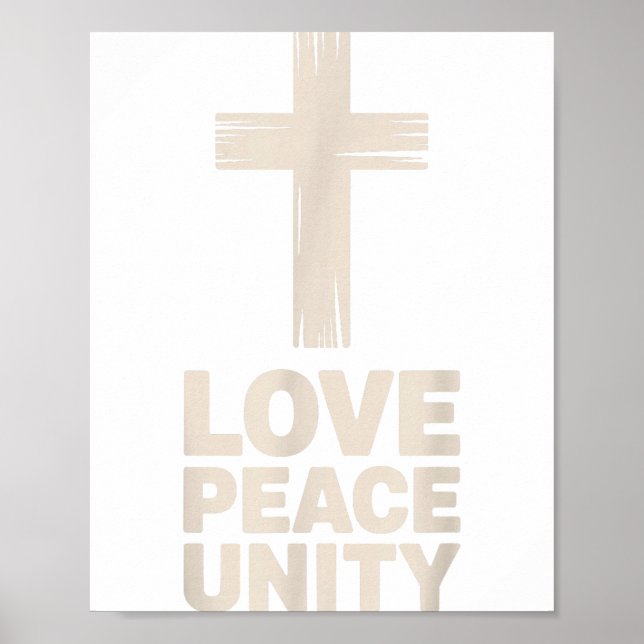 Christian Love Peace Unity Day  Poster (Framsidan)