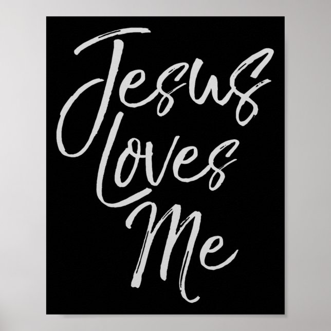 Christian Love Quote Gift For New Believers Jesus  Poster (Framsidan)