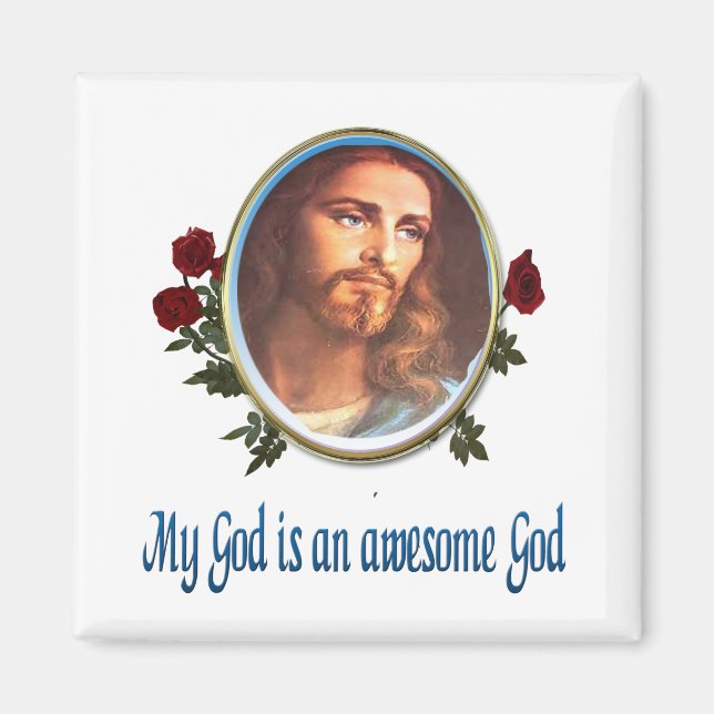 Christian Magnets Fantastisk Gud Magnet (Framsidan)