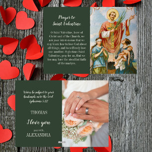 Christian Make Valentine Day Kärlek kort honom