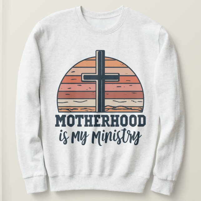 Christian Mamma Life Mor Moderskap dag T Shirt (Design framsida)