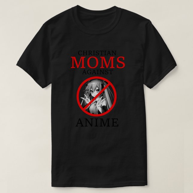 Christian Mammor Against Anime Classic T-Shirt (Design framsida)