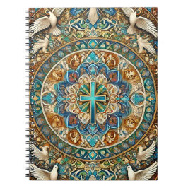 Christian Mandala Inspirational Anteckningsbok
