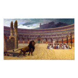 Christian Martyrs' Last Prayer | J-L Gé ô mig | Fototryck