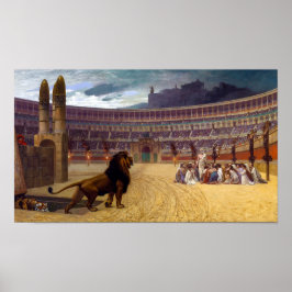 Christian Martyrs' Last Prayer | J-L Gé ô mig | Poster