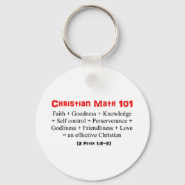 Christian Math 101 Nyckelring