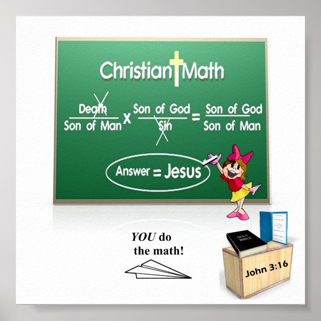 Christian Math Poster (Framsidan)