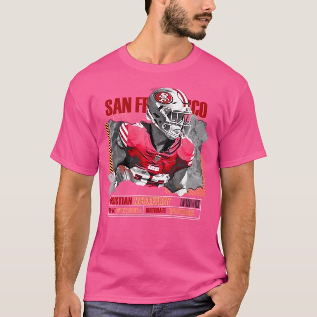 Christian Mccaffrey Football Shirt Tapestry 1 T (Framsida)
