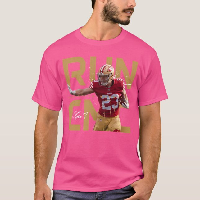 Christian Mccaffrey Springa Cmc T Shirt (Framsida)