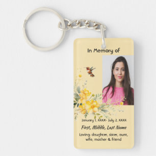Christian Memorial Hummingbird Gul ros