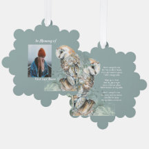 Christian Memorial Keepsaké Barn Uggla Bird