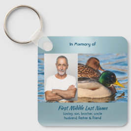 Christian Memorial Keepsake Mallard Ducks Bird Nyckelring