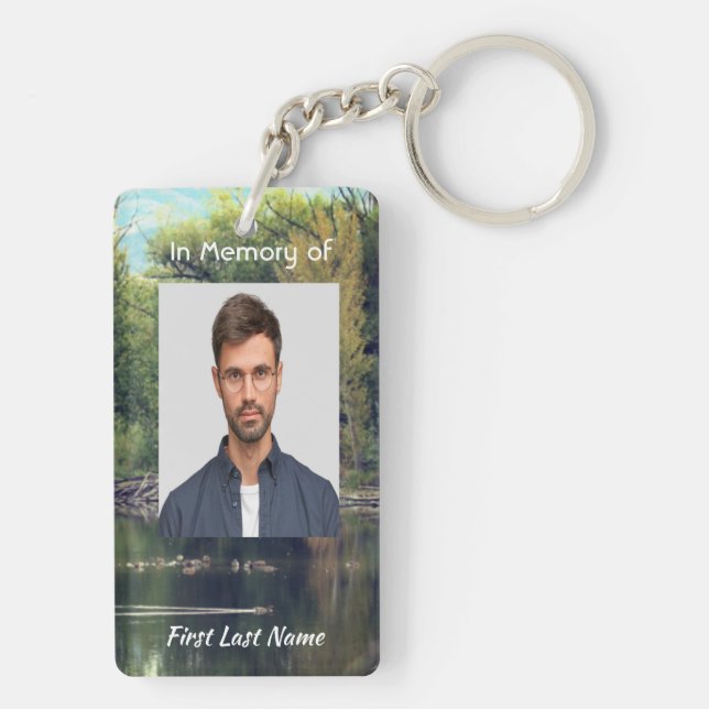 Christian Memorial Keepsaké Sjö Pond Park Ankor (Baksidan)