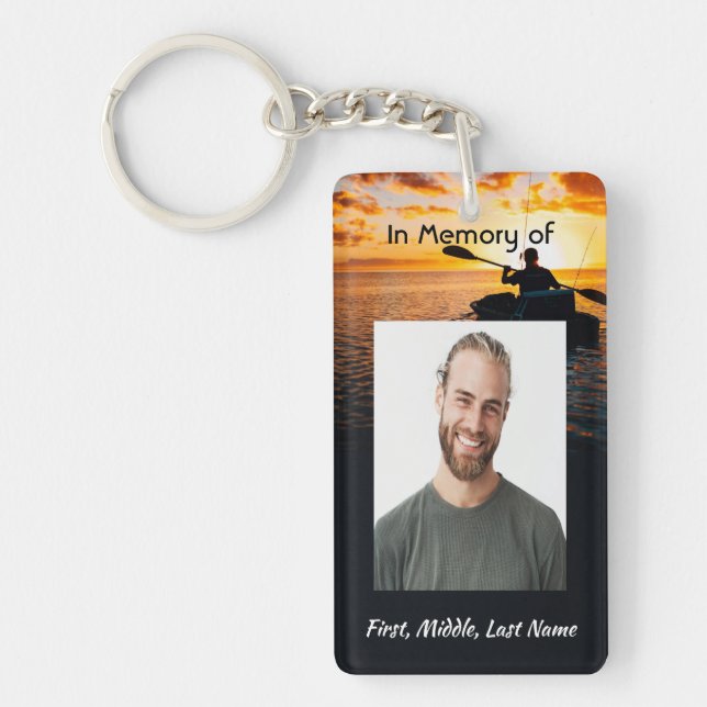 Christian Memorial Pocket Card Kayaking Sport (Framsidan)