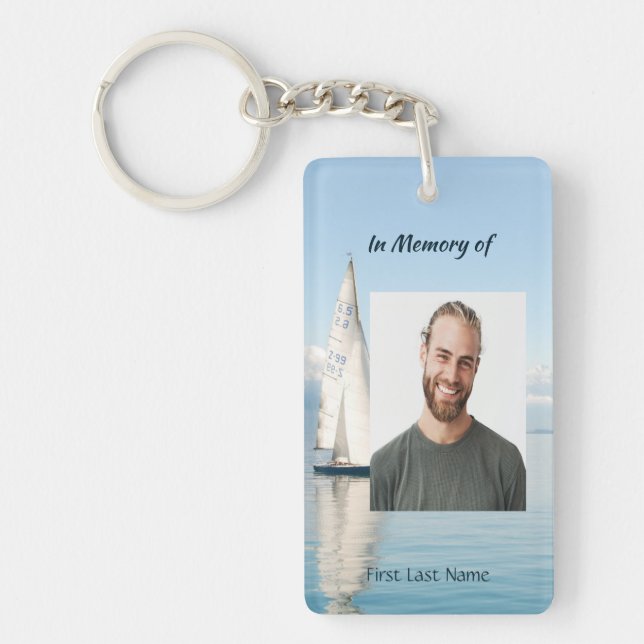 Christian Memory Keepsaké Sailor Sailboat Sailing (Framsidan)