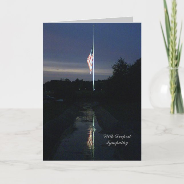 Christian Military Sympathy Card Kort (Framsida)