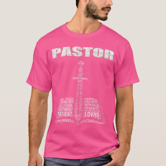 Christian Minister Word Cloud Church Pastor Apprec T Shirt