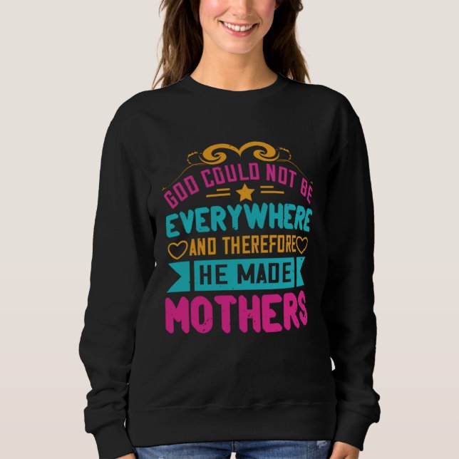 Christian Mom God Made Mothers Proud Mama s Day Re T Shirt (Framsida)