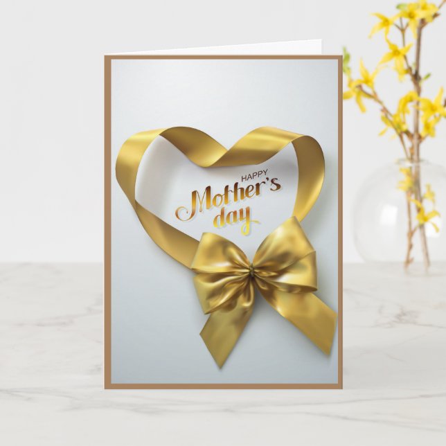 Christian Mors dag Card Kort (Gul blomma)