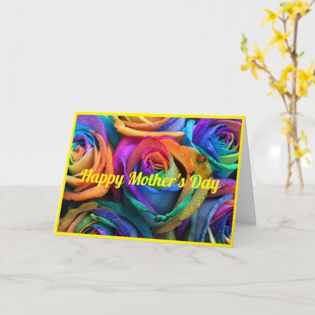 Christian Mors dag Card Kort (Gul blomma)