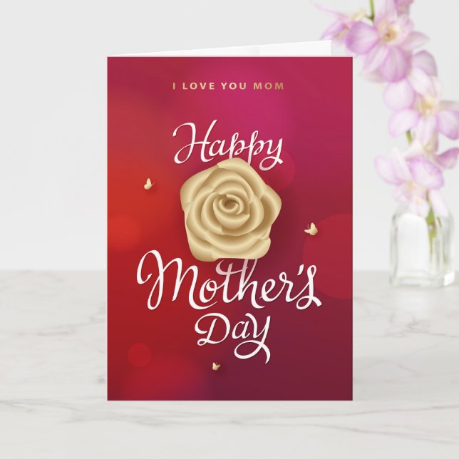 Christian Mors dag Card Kort (Orkide)