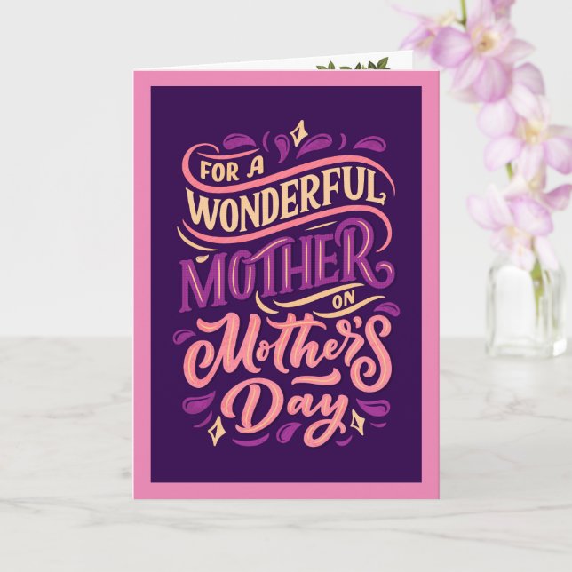 Christian Mors dag Card Kort (Orkide)