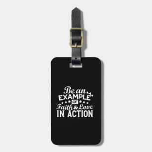 Christian Motivation Design - Faith, Kärlek och Ac Bagagebricka