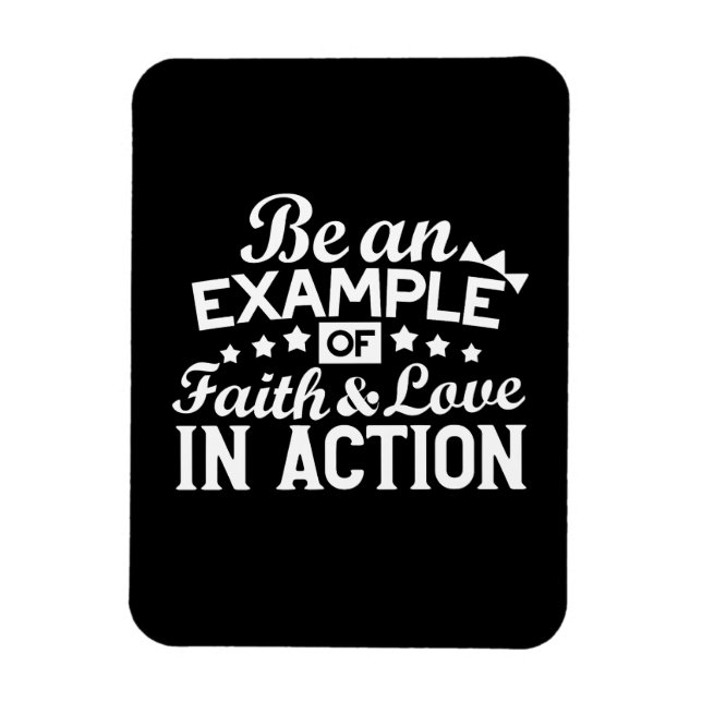 Christian Motivation Design - Faith, Kärlek och Ac Magnet (Vertikal)