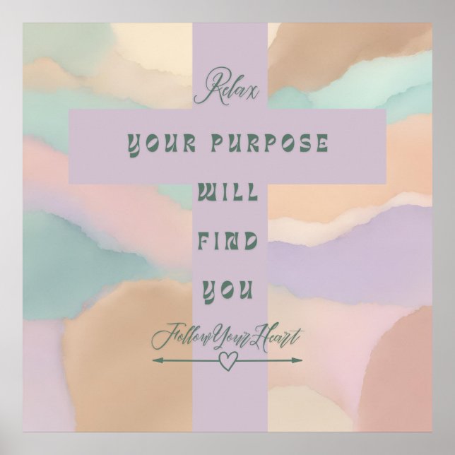 Christian Motivational Kor Kanvastryck Poster (Framsidan)