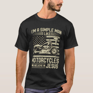 Christian Motorcycle och Jesus Faith Christian Bik T Shirt