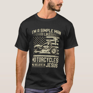 Christian Motorcycle och Jesus Faith Christian Bik T Shirt