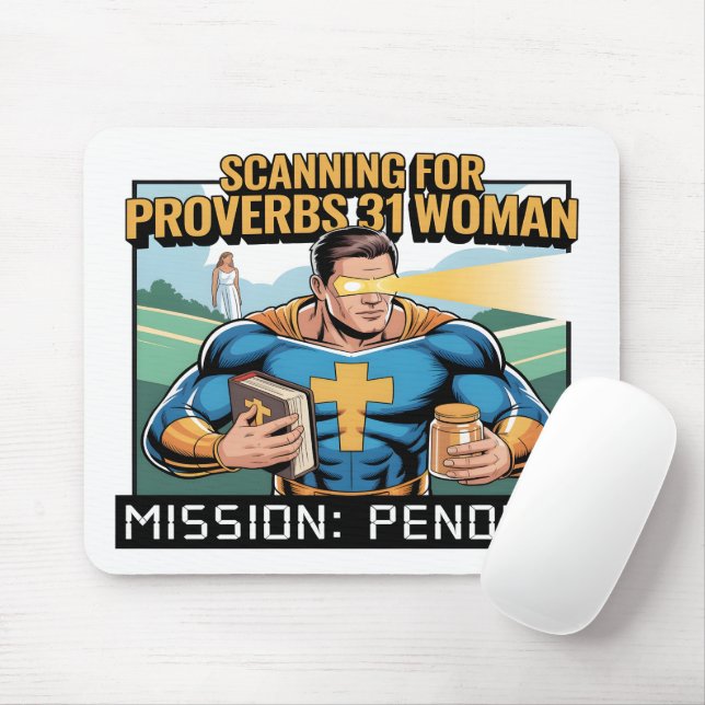 Christian Mouse Pad For Single Men Musmatta (Med mus)