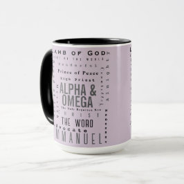 Christian Namn of God, Modern Simple Mugg