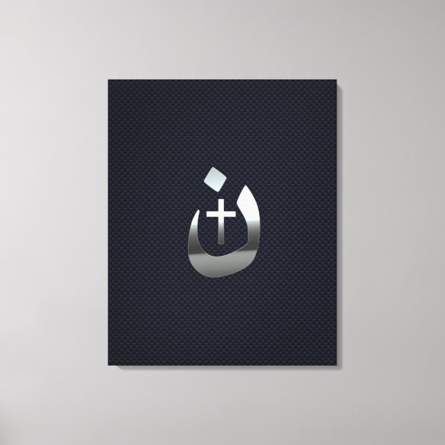 Christian Nazarene Solidarity on Carbon Canvastryck (Framsida)