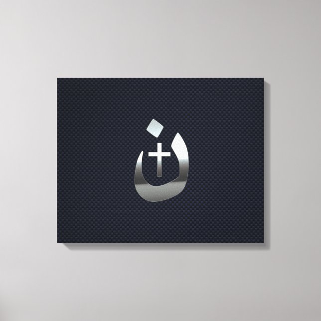 Christian Nazarene Solidarity on Carbon Canvastryck (Framsida)