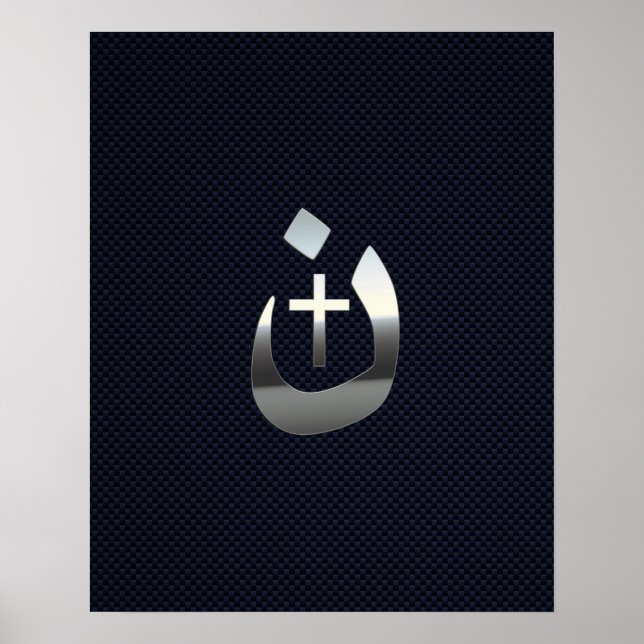 Christian Nazarene Solidarity on Carbon Poster (Framsidan)