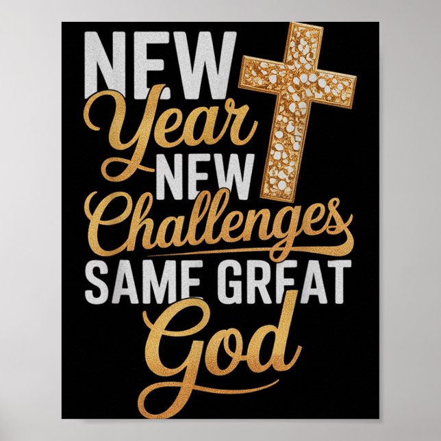 Christian New Years 2026 Happy New Year Same Great Poster (Framsidan)