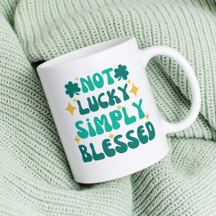 Christian Not Lucky Blsed St. Patrick's Day Kaffemugg