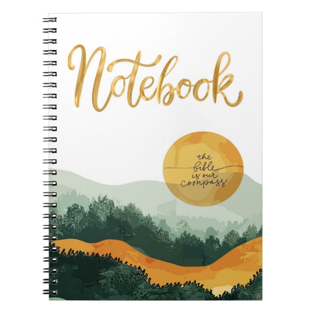 Christian Notebook for Bible Journaling Anteckningsbok (Framsidan)
