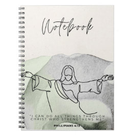 Christian Notebook for Bible Journaling Anteckningsbok