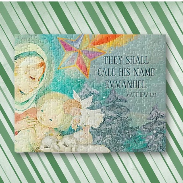 Christian Ntivity Scene Jigszle Puzzle Pussel (Skapare uppladdad)